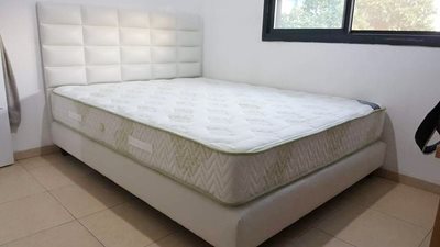 מזרן יחיד דגם סופר ספוג כחול עם ויסקו פנימי
