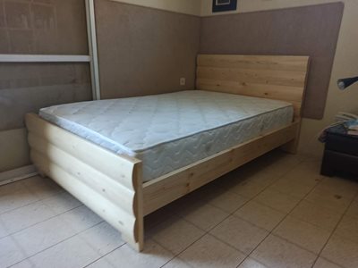 מיטה דגם מיטה מעץ מלא דגם מנהטן 516 במבחר מידות